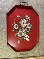 Vintage red floral for sale  New Plymouth