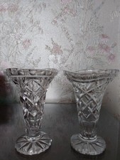 Vintage crystal vases for sale  DUNOON