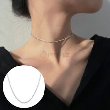 Silver clavicle chain for sale  LOCHGELLY