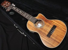 Kala Kasa-Tec-Wcase20 06 Kara Ukulele Tenor Todo Sólido Corpo de Acácia Elétrico Ted H, usado comprar usado  Enviando para Brazil