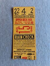 1948 ticket stub for sale  Bethlehem