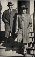 Roupas masculinas 1940s NEWARK, Nova Jersey cartão postal publicitário "ROE EMERSON STORE", usado comprar usado  Enviando para Brazil