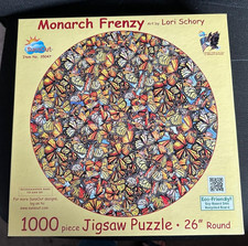 Puzzle rund monarch gebraucht kaufen  Bad Soden-Salmünster
