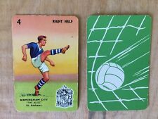 BIRMINGHAM CITY FOOTBALL CLUB - PEPYS IT'S A GOAL CARD 1958 PARTE TRASEIRA VERDE MAÇANTE comprar usado  Enviando para Brazil