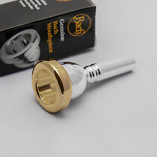 Bocal de trombone Bach 5G ouro 24K aro e copo haste grande NOVO!, usado comprar usado  Enviando para Brazil