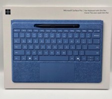 Usado, Teclado Microsoft Surface Pro Flex com caneta fina 2 modelo 2082 safira copiloto AI comprar usado  Enviando para Brazil