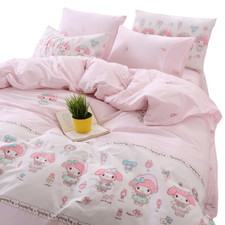 3/4 peças fronhas anime My Melody lençol capa colcha rosa conjuntos de cama presente comprar usado  Enviando para Brazil