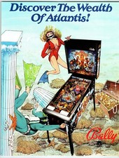 Atlantis pinball machine for sale  Collingswood