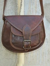 Bolsa Feminina de Couro Genuína Vintage Marrom Ombro Mensageiro Nova comprar usado Bolsa Feminina de Couro Genuína Vintage Marrom Ombro Mensageiro Nova comprar usado  Enviando para Brazil