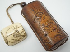 Japanese inro with d'occasion  Expédié en Belgium