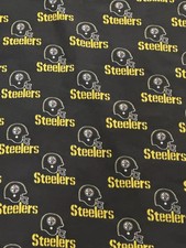 Pittsburgh Steelers NFL Fútbol Tela Material Acolchado Suministros Artesanales Hágalo Usted Mismo Coser segunda mano  Embacar hacia Mexico