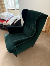 Sessel hocker samtgrün gebraucht kaufen  Willingshausen