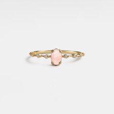 Natural oval pink for sale  Chicago