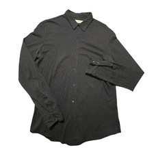 Camisa masculina Osklen tamanho P/pequena LS botão para cima bolinhas preta Rio de Janeiro Brasil comprar usado  Enviando para Brazil
