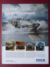 4/2013 PUB IVECO DEFENSE VEHICLE SUPERAV MPV LMV TRAKKER MILITARY TRUCK AD, usado comprar usado  Enviando para Brazil