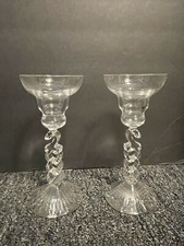 Clear glass candle for sale  Sierra Madre