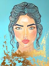 Tableau portrait femme d'occasion  Allaire