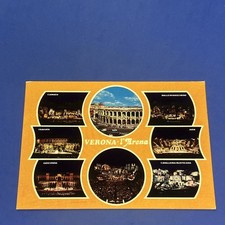 Verona arena cartolina usato  Bari