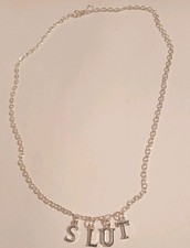 Slut necklace 55cm for sale  HUDDERSFIELD