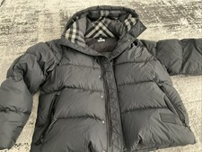 Daunenjacke burberry schwarz gebraucht kaufen  Hohentengen