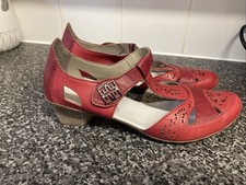 Rieker red leather for sale  THETFORD
