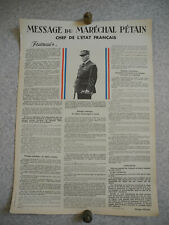 Militaria affiche ancienne d'occasion  Marans