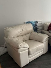 White leather sofas for sale  EDINBURGH