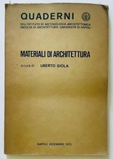Materiali architettura 1973 gebraucht kaufen  Versand nach Germany