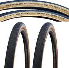 Par de 2 NOVOS Pneus de Bicicleta Schwalbe Road Cruiser K-Guard 27" x 1-1/4" 1.25, usado comprar usado  Enviando para Brazil