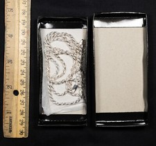 Corrente de corda italiana feita à mão prata esterlina 925 | 3mm | 26" | - Exatamente mostrado!, usado comprar usado  Enviando para Brazil