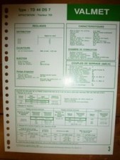 Td44ds7 fiche technique d'occasion Td44ds7 fiche technique d'occasion  France