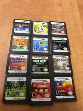 Lote de 12 Nintendo DS Game Transformers Iron Man 2 Sponge Bob Carts Testados Apenas comprar usado  Enviando para Brazil