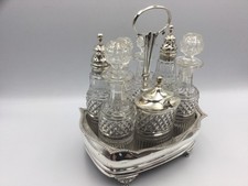 Sterling silver cruet for sale  WAREHAM