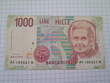 Banconota 1000 lire usato  Villanova di Camposampiero