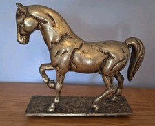 Vintage brass horse for sale  CARSHALTON