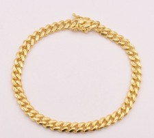 Bracelet miami cuban d'occasion  Expédié en France