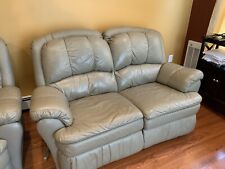 Grey leather seater for sale  South Windsor