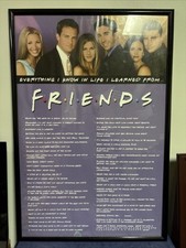 Friends poster everything for sale  Lodi