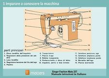 Manuale italiano singer usato  Sassuolo