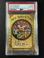 1/1 KURT WARNER PSA 10 2021 PANINI ONE UPON A TIME VINIL DOURADO PRIZM AUTO, usado comprar usado  Enviando para Brazil