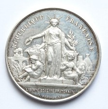 Médaille république françai d'occasion  Auxerre