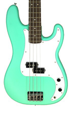 Baixo elétrico Squier Debut 4 cordas - verde espuma do mar fosco #M919 comprar usado  Enviando para Brazil