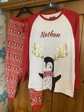 Mens christmas pyjamas for sale  CREDITON