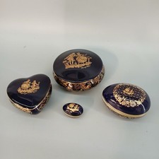 limoges cobalt blue for sale  GRANTHAM