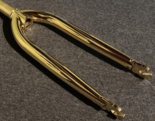 Garfo Autum Zero ouro 24K Flatland BMX 0mm deslocamento comprar usado  Enviando para Brazil