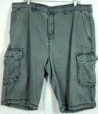 Shorts cargo masculino BKE Walker ajuste padrão 40 cinza lavado 12,5" comprar usado  Enviando para Brazil