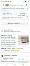 Ashley dining servier for sale  Lawrenceburg
