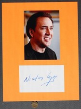 Usado, Estrela de cinema vencedora do Oscar Nicholas Cage autógrafo assinado e foto RARA --- comprar usado Usado, Estrela de cinema vencedora do Oscar Nicholas Cage autógrafo assinado e foto RARA --- comprar usado  Enviando para Brazil