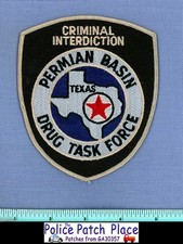 FORÇA-TAREFA DE DROGAS BACIA PERMIANA INTERDIÇÃO CRIMINAL TEXAS Polícia Ombro Patch  comprar usado FORÇA-TAREFA DE DROGAS BACIA PERMIANA INTERDIÇÃO CRIMINAL TEXAS Polícia Ombro Patch  comprar usado  Enviando para Brazil