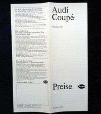 Audi coupe preisliste gebraucht kaufen  Vechta